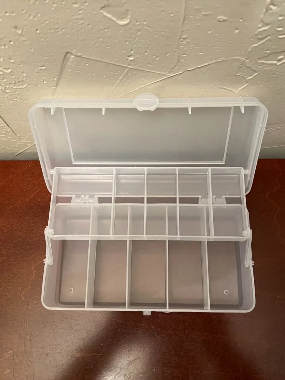 NWT Creative Options Compact Tray Box 10 Fixed Compartments Craft Organizer